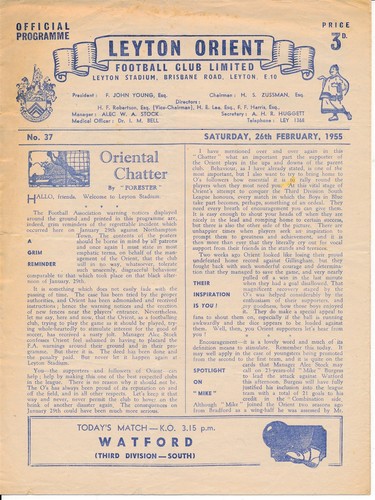 Leyton orient watford - orient,
