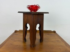 Arts & Crafts Japanese Hand Carved Small Pedestal - Liberty & Co