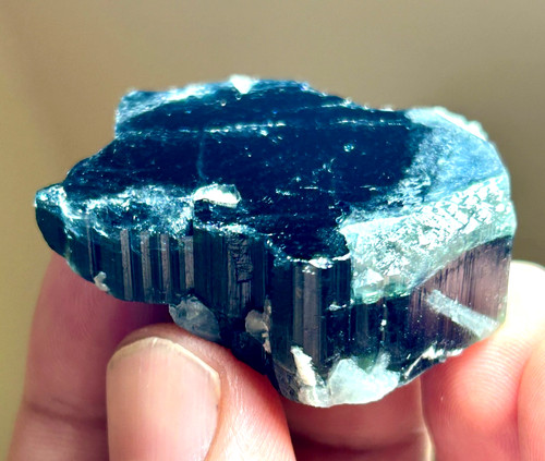 192 carats blue cap tourmaline - blue,