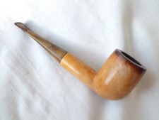 Meerschaum, an Elephant brand smooth, billiard bowled pipe.