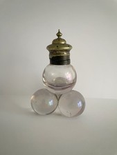 Harrach Iridescent glass Soap Bubble antique inkwell Victorian A/F 