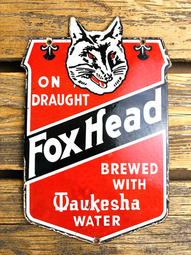 Vintage 12x7 fox head - fox,