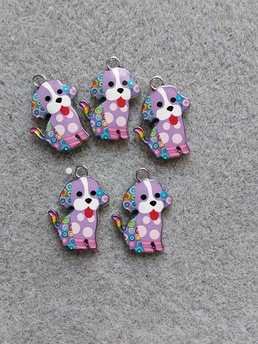Multicoloured puppy enamel - 5,