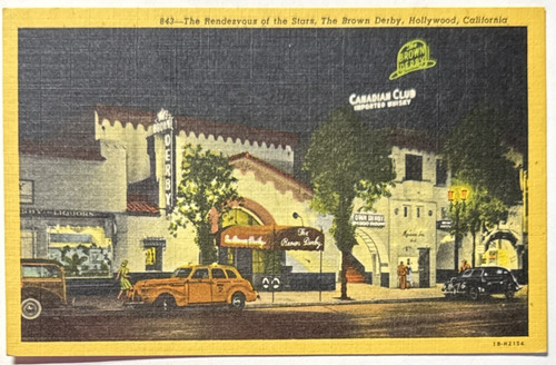 The brown derby hollywood - the,