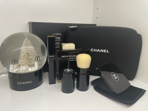Chanel makeup bag duo - makeup, bag,
