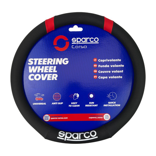 Sparco black red flat - &,