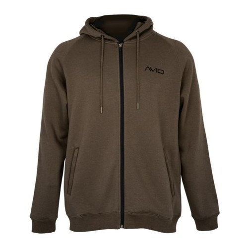 Avid compound zip hoodie brown - avid,