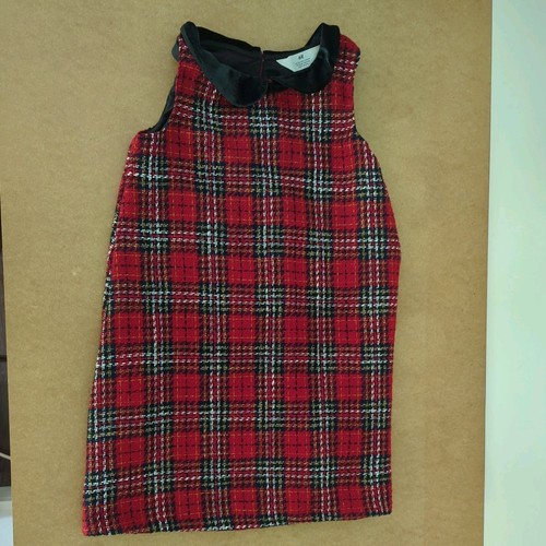 Girls red tartan heavy - girls, a