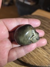 Golden sheen obsidian - golden, crystal