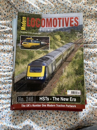 Modern locomotive illustrated