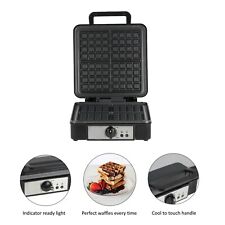 Ovation 4 Slice Waffle Maker 1200W Non-Stick Cooking Plate Variable Temperature