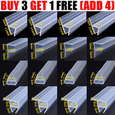 2m Bath Shower Screen Door Rubber Seal Strip Glass For Thickness 6/8/10/12mm NEW
