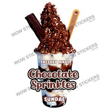 Ice cream van sticker