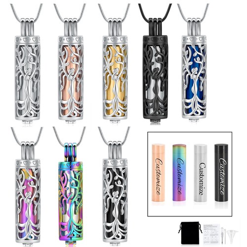 Cylinder urn necklace for - urn,