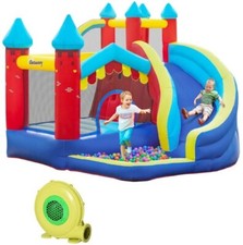 Kids bouncy castle with slide - castle,
