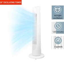 Tower Fan 29" Oscillating 50W