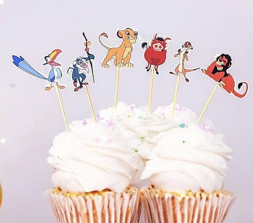 Lion cupcake toppers party - lion,