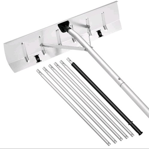Snow roof rake - roof, rake,