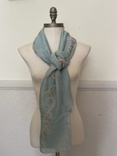 MOSCHINO Blue Silk Chiffon