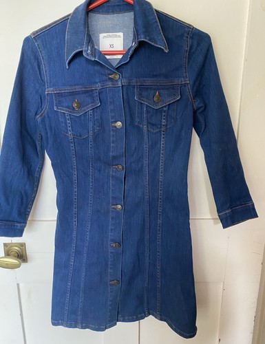 Zara women denim dress - dress, os