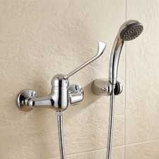 Long Lever Chrome Shower Mixer