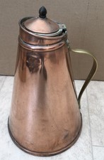 AN ANTIQUE ARTS & CRAFTS COPPER HOT WATER JUG ? BY WILLIAM ARTHUR SMITH BENSON