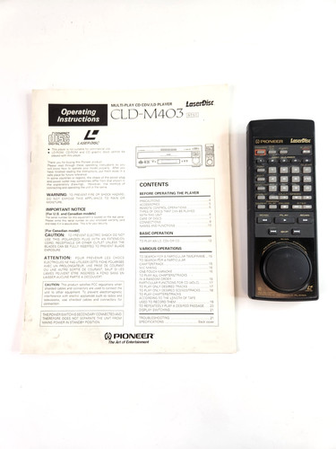 Pioneer laserdisc player - pioneer,