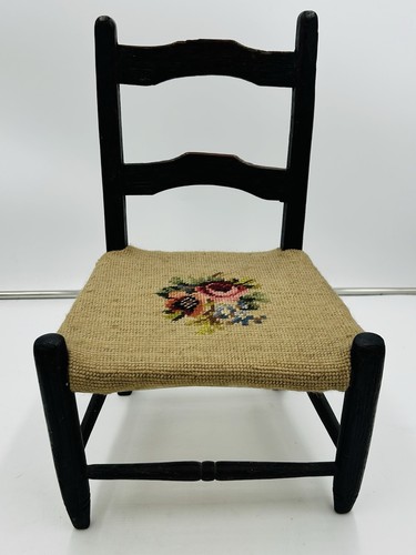 Wooden child chair with - wooden, child's