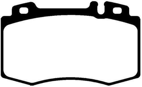 Abtex front brake pad - front,