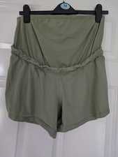 H&M MAMA Over The Bump Maternity Shorts Size M