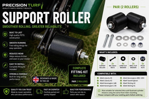 Long grass roller kit pair - roller,