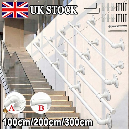 Metal handrail stair rail grab - handrail,