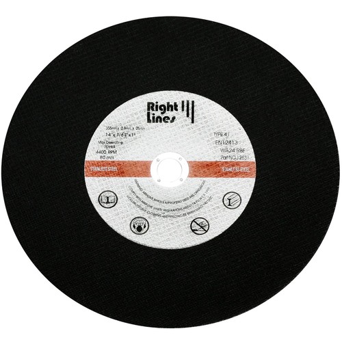 Right lines 355mm metal - 14",