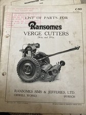 Ransomes Verge Cutter 24 & 39