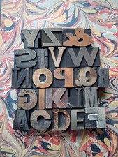 Vintage WOODEN Letterpress