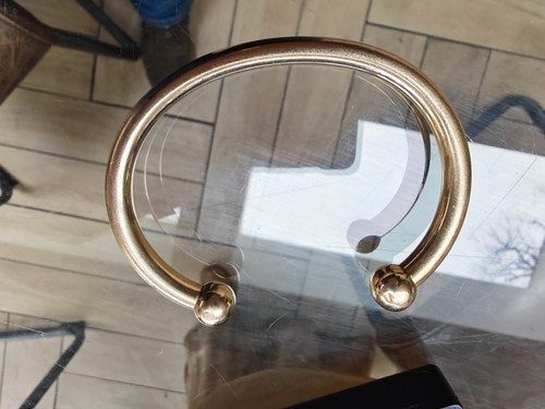 Gold torque bangle heavy - gold,