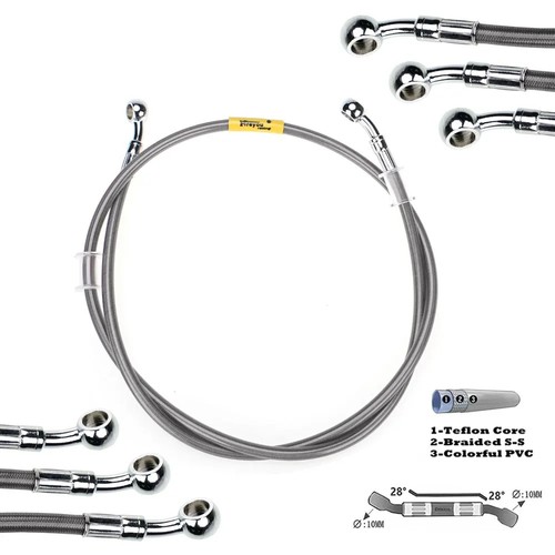 Braided hydraulic brake hose - braided,