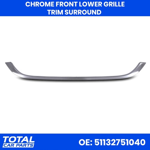 Chrome lower radiator grille - radiator,