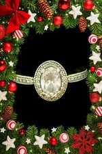 Genuine’ Pandora Ring Sterling Silver 925 with Cubic Zirconia (Size 54/N) Boxed