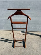 Vintage Wooden Rolling Valet