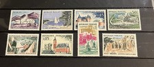French Stamps Sites And Monuments 1961 MNH