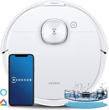 Robotic Vacuum Cleaner, Deebot N8 Robot Vacuum Cleaner With Mop - White.