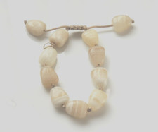 NEW LOLA ROSE CREAM QUARTZ BEADED SEMI PRECIOUS STONE BRACELET
