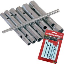 Neilsen 6pc Long Tube Spanner Tubular Box Wrench Set Plumber Mechanic 6mm-17mm
