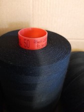 strong black sewing thread x5