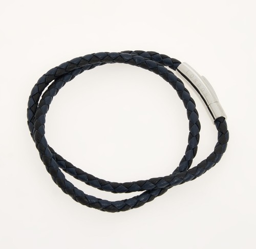 Tateossian navy braided - navy,