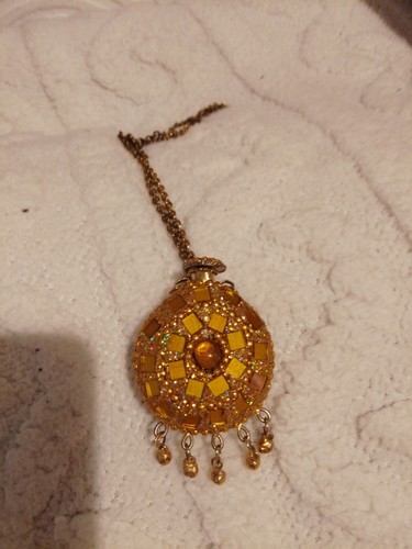 Vintage mosaic inlay perfume - vintage,