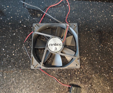 Antec 900 1200 3 Speed Blue LED Fan Molex Speed Box 12cm 120mm Quiet PC Case