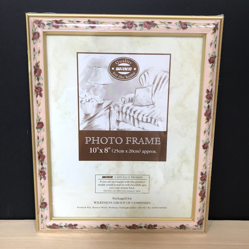 Vintage floral photo frame - vintage, 10"