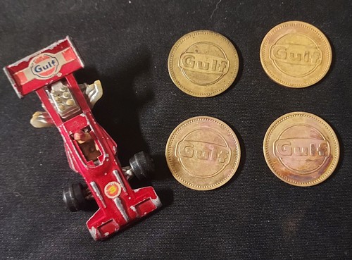 Vintage gulf car wash tokens - vintage,